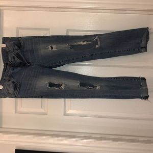 Distressed capris from Nordstrom Rack!